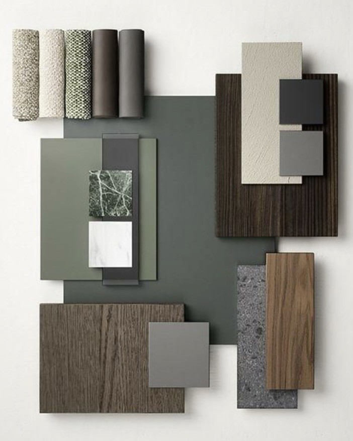 Material-Moodboard — SPIN Interior